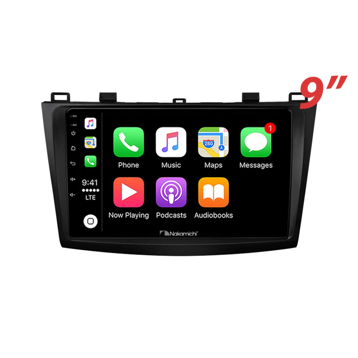 Nakamichi - Mazda 3 2009-2013 Android - 9 Inch Wireless Apple Carplay Android auto solution