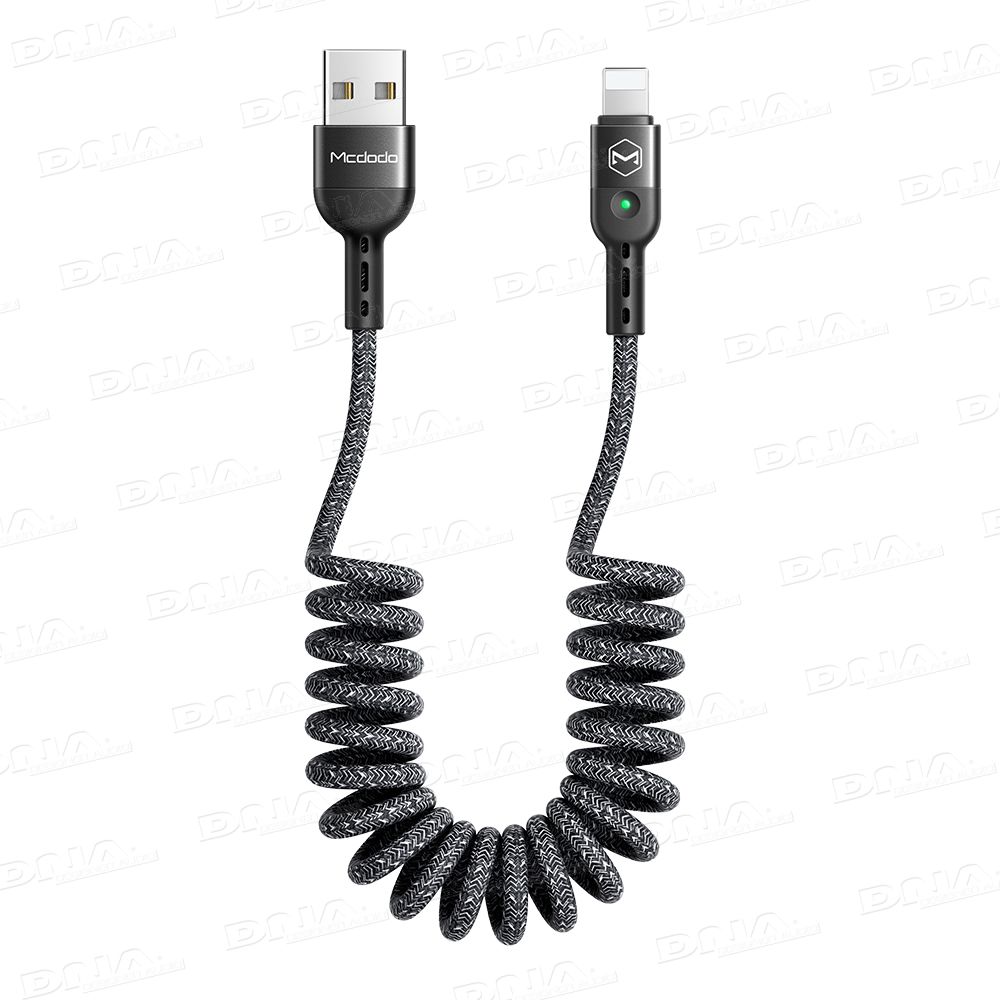 Mcdodo - MCA-6410 - Coiled Lightning to USB 1.8m