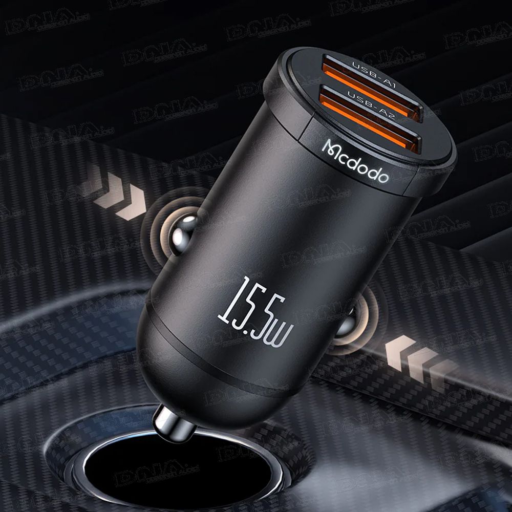 McDodo - MCC-2950 - 15.5W Dual USB 3.1Amp Car Charger