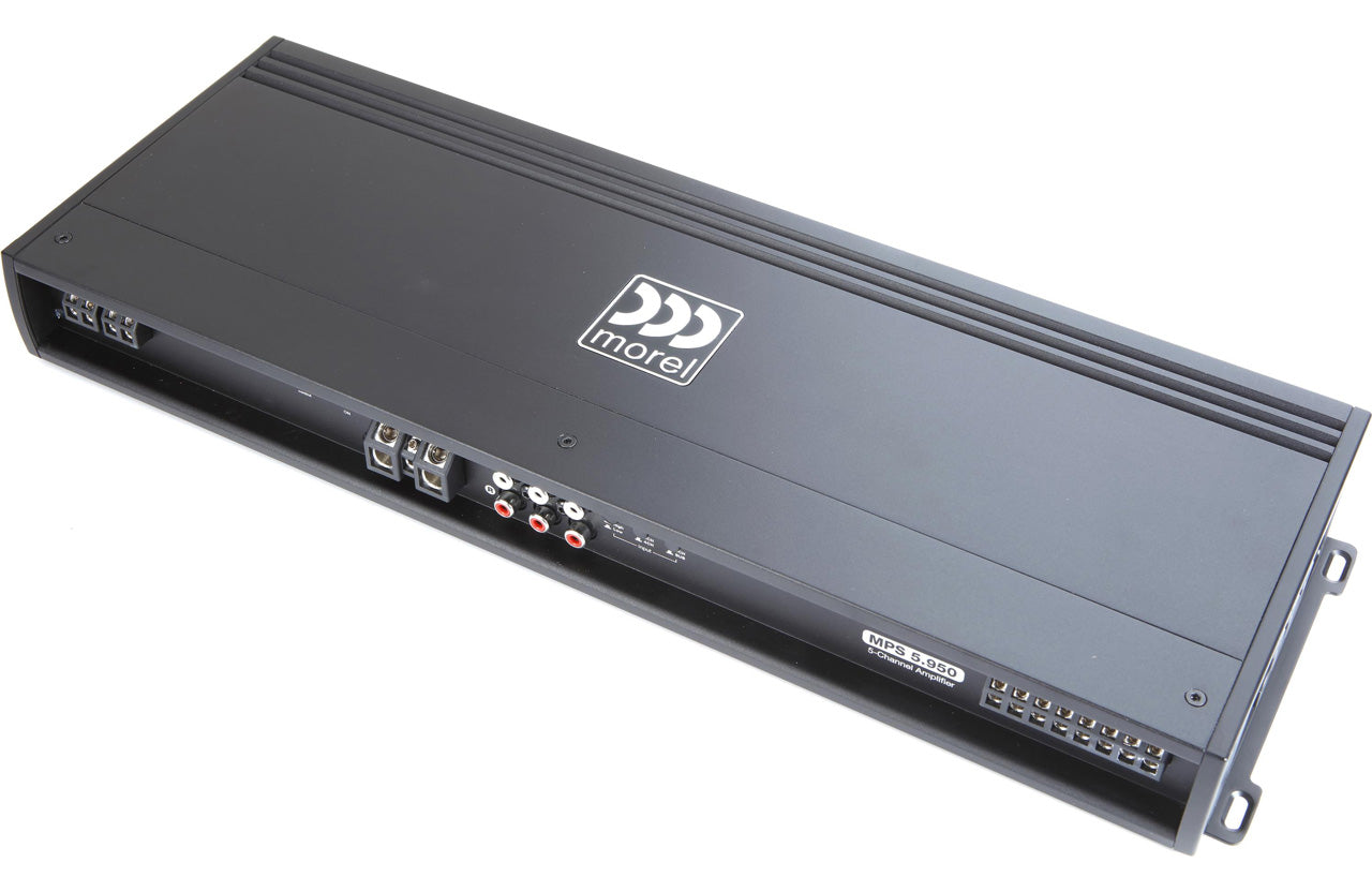 Morel - Morel MPS 5.950 5-channel car amplifier — 4 X 70WRMS @ 4 OHMS + 550WRMS @ 2 OHM