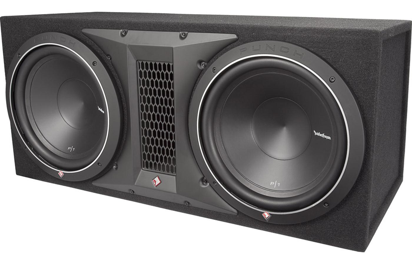 Rockford Fosgate - P1-2X12 - Ported enclosure 2X12 Punch P1 subs 500WRMS @ 2OHM