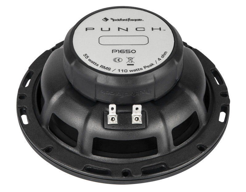 Rockford Fosgate - P1650 - 6.5" 2-Way Full Range Euro Fit Compatible Speaker