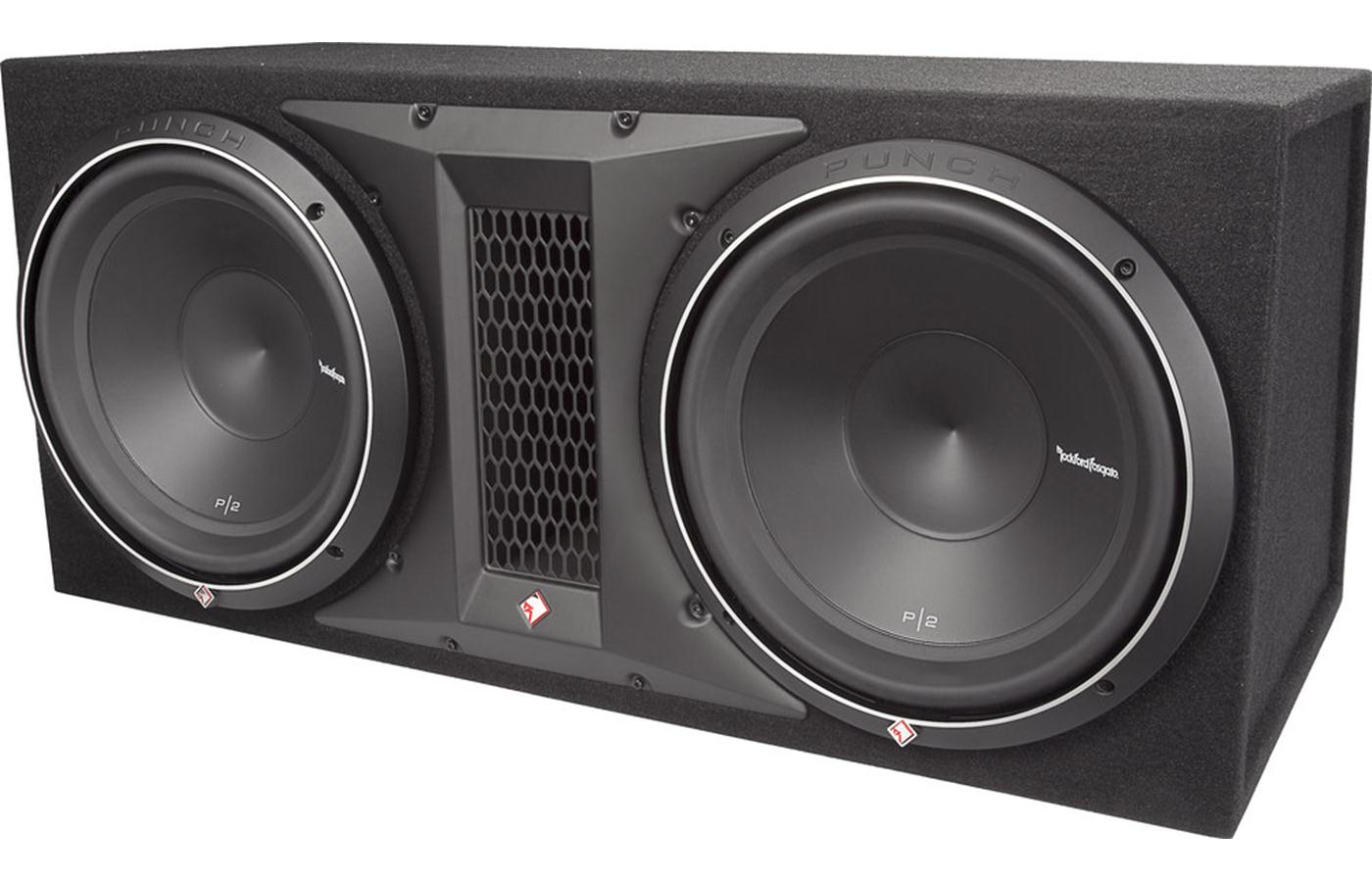 Rockford Fosgate - P2-2X12 - Ported enclosure 2X12 Punch P2 subs 800WRMS @ 1OHM