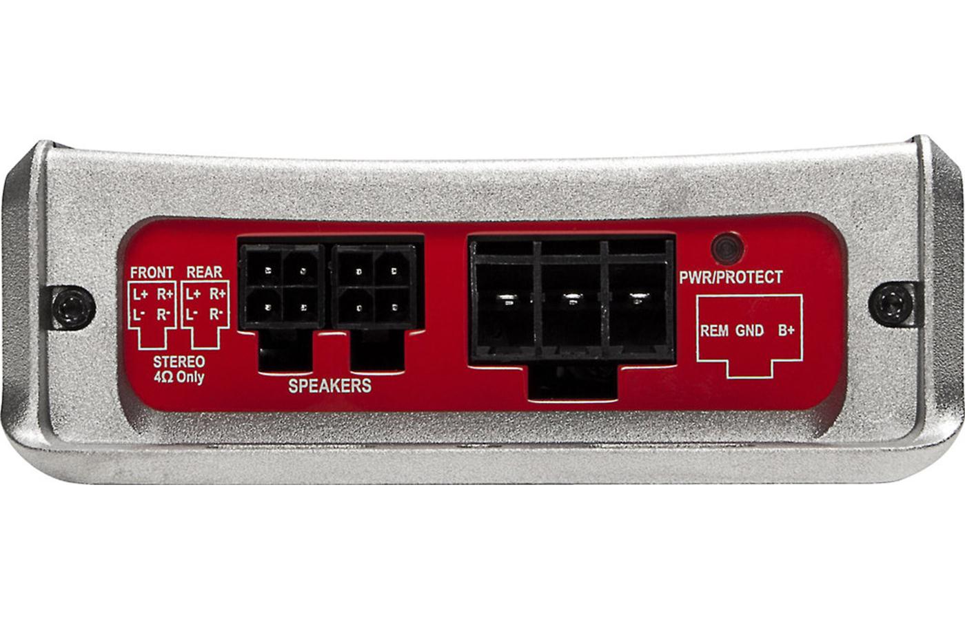 Rockford Fosgate - PBR400X4D - Compact 4-channel car amplifier - 100 watts RMS x 4