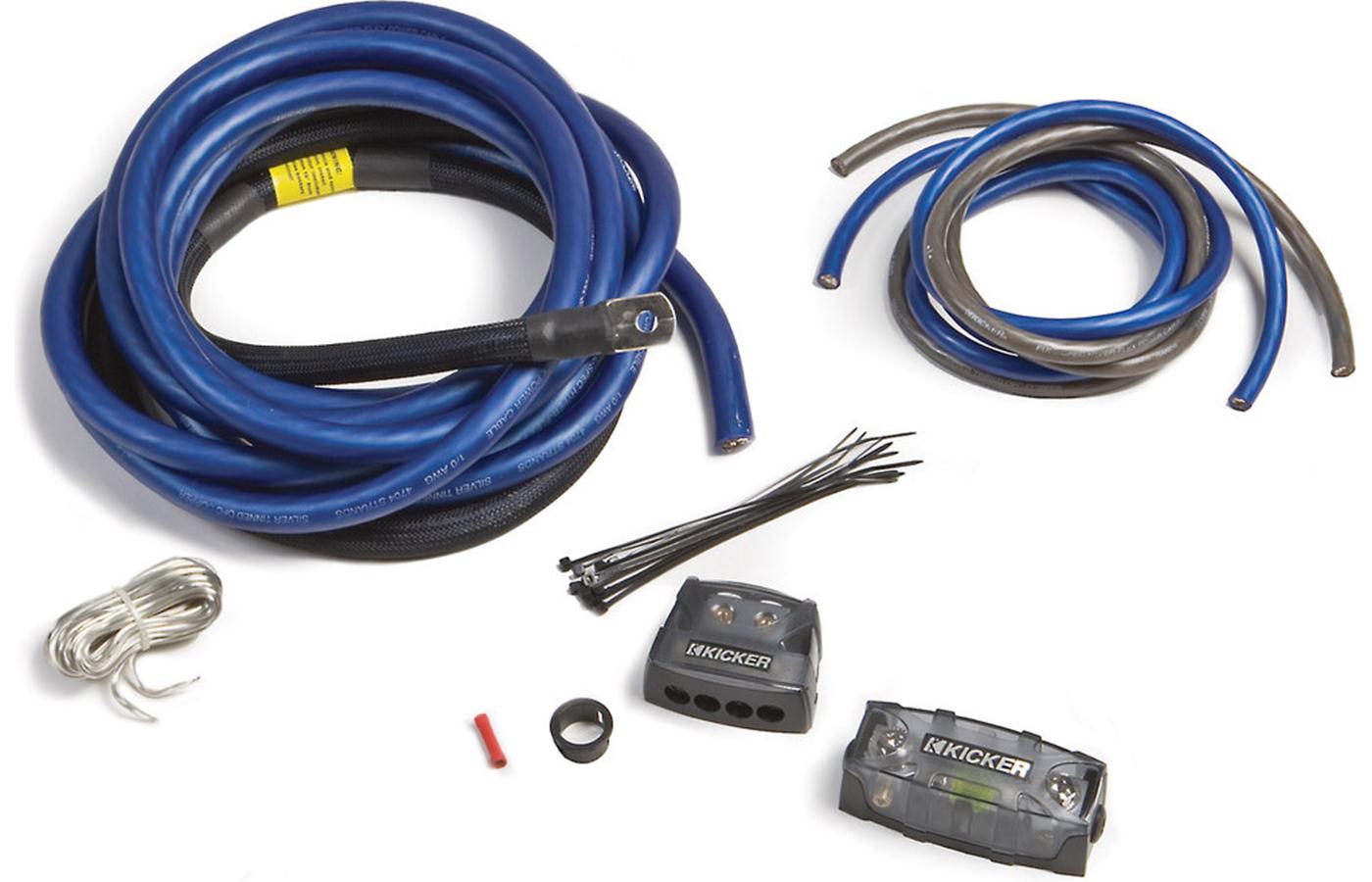 Kicker - 46PKD1 - 1/0 Gauge multi-amp power wiring kit