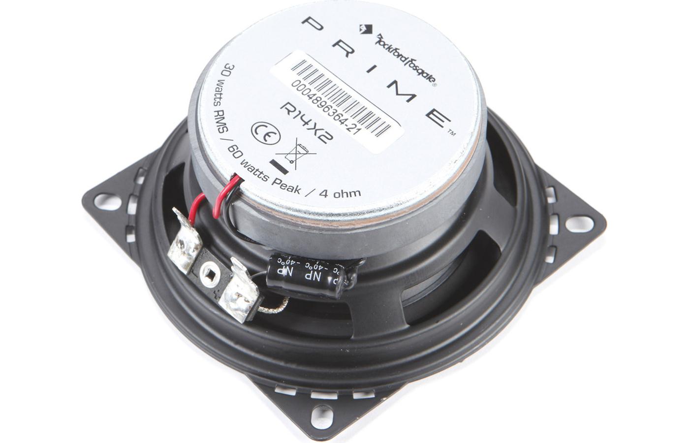 Rockford Fosgate - R14X2 - 4 inch PRIME coaxial 30W RMS - 43mm Mounting Depth