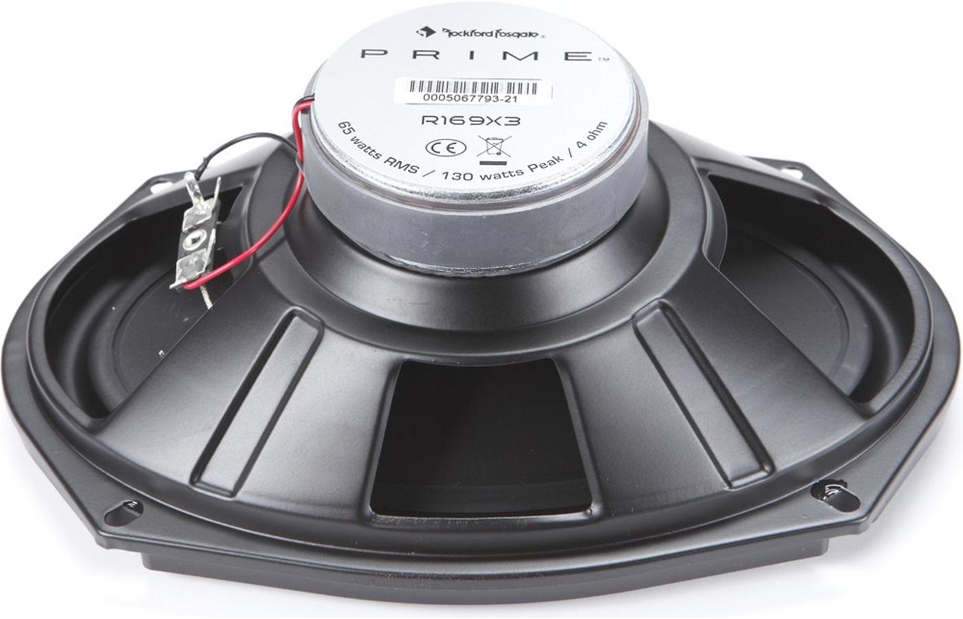 Rockford Fosgate - R169X3 - 6X9 inch PRIME 3 Way 65W RMS - 71mm Mounting Depth