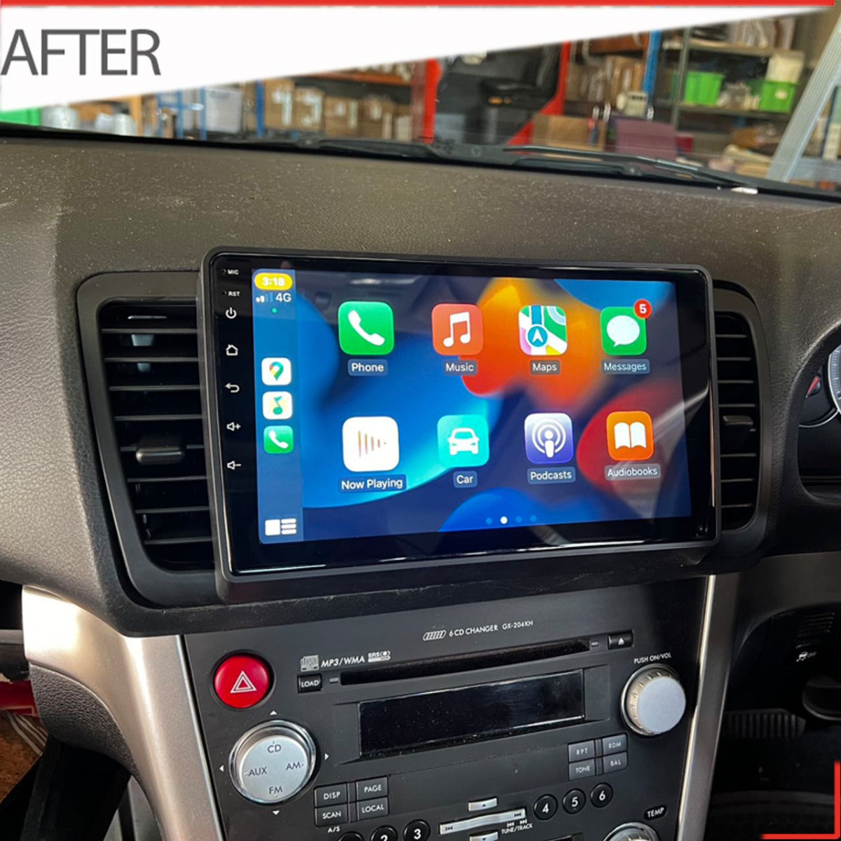 Nakamichi - Subaru Liberty Outback 2003-2009 - 9 Inch Wireless Apple Carplay Android auto solution