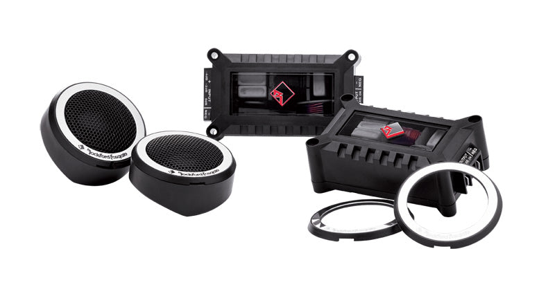Rockford Fosgate - T1T-S - 1 inch Tweeter Set 75W RMS - 13mm Mounting Depth