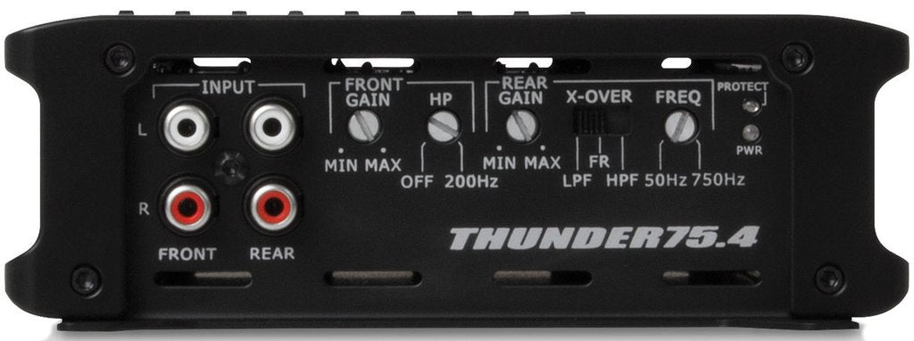 MTX - Thunder75.4 - Thunder Series 4CH Amplifier 75 watts RMS x 4 at 4 ohms