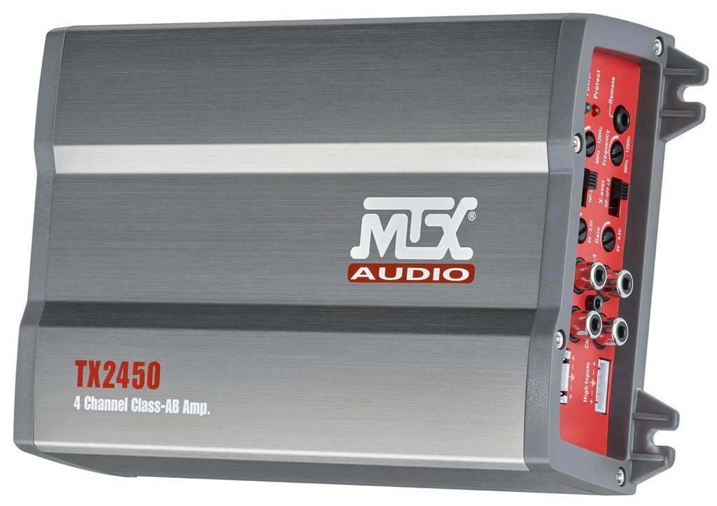 MTX - TX2450 - TX SERIES 4 CHANNEL AMPLIFIER 4x50WRMS @ 4Ω