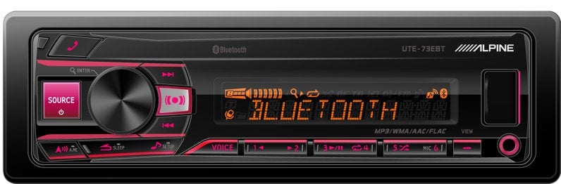 Alpine - UTE-73EBT - Digital Media Player WITH BLUETOOTH / AUX / USB