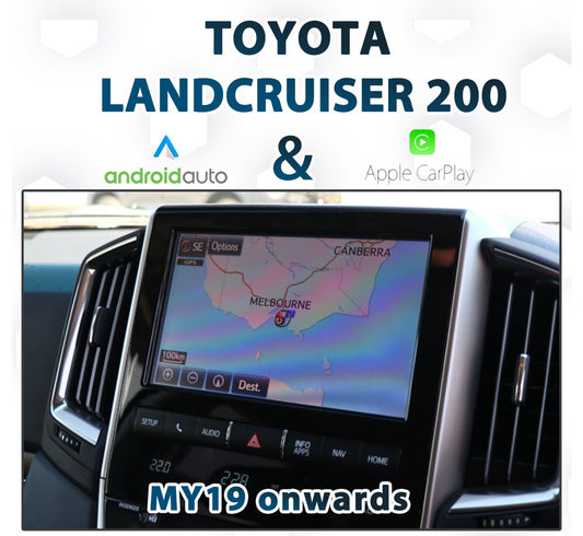 NAVIPLUS - [2019 - 2021] Toyota Landcruiser 200 - Apple CarPlay & Android Auto Integration