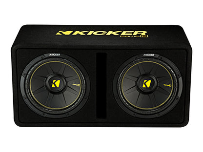 Kicker - 44DCWC122 12inch Dual Ported Enclosure 600WRMS at 2 Ohm