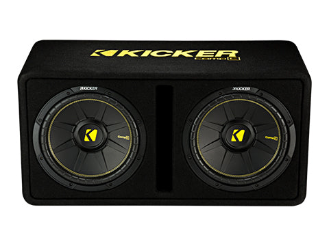 Kicker - 44DCWC122 12inch Dual Ported Enclosure 600WRMS at 2 Ohm
