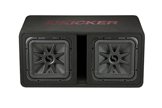 kicker - 45DL7R122 - Dual 12″ Ported Enclosure 1200 Watts RMS