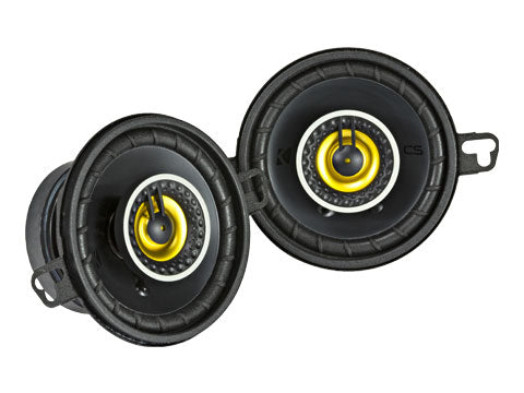 Kicker - 46CSC354 3.5 inch Coaxial Speakers 30 WRMS - 42mm Depth