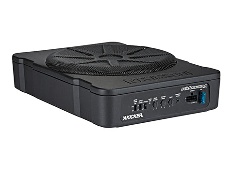 Kicker - 46HS10 10 inch Hideway Powered Subwoofer - 180 Watts RMS