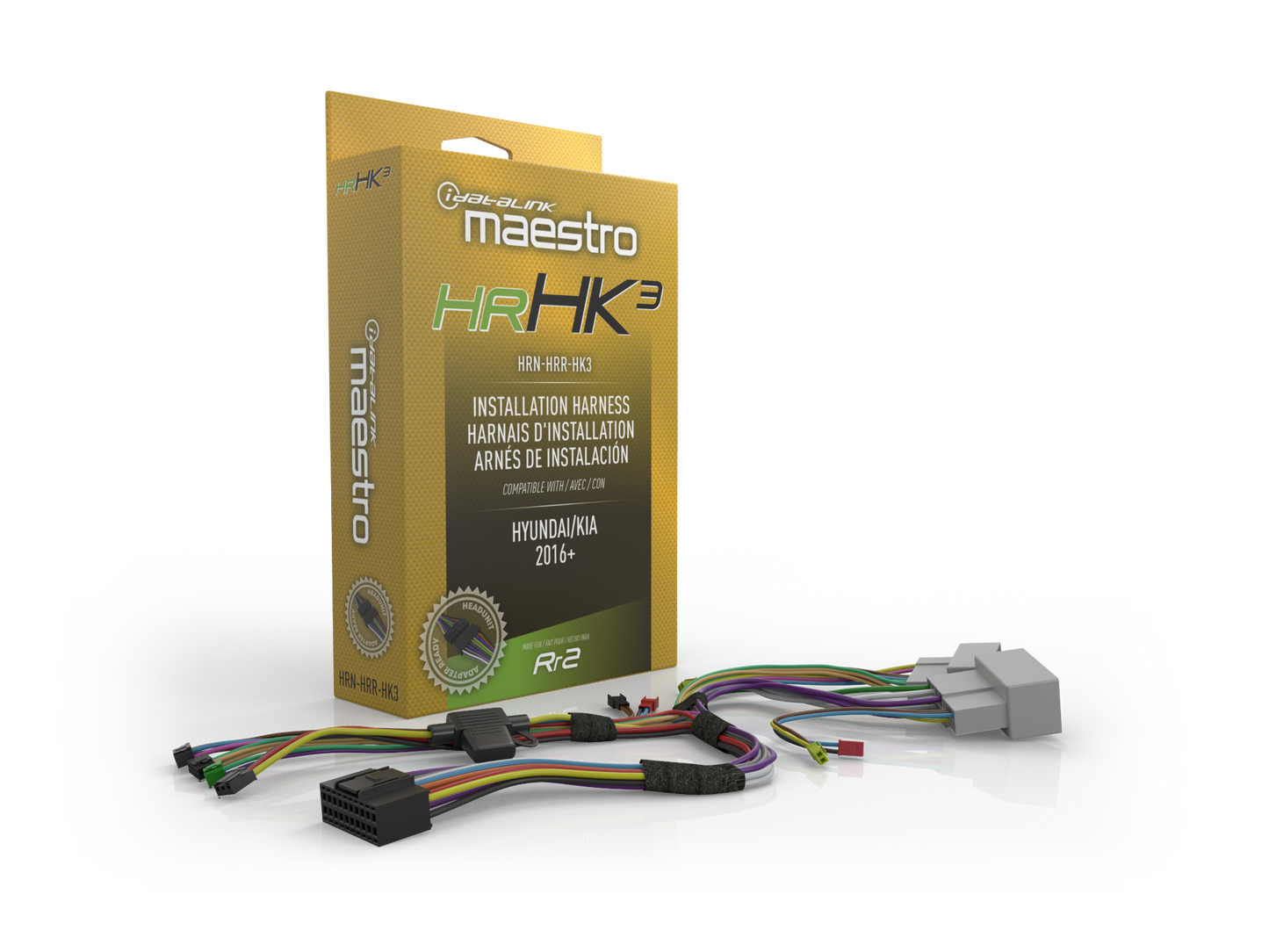 iDatalink Maestro - HRR HK3 - PLUG AND PLAY T-HARNESS FOR HYUNDAI AND KIA VEHICLES