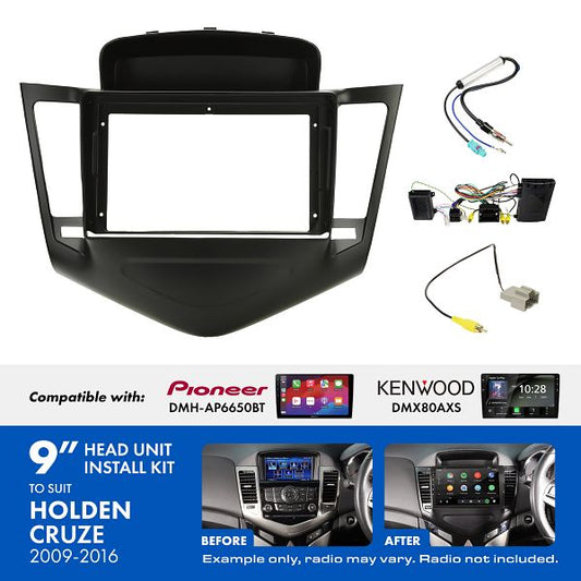 Aerpro - AKTGM2 - 9 INCHINSTALL KIT TO SUIT HOLDEN CRUZE 2009-2016