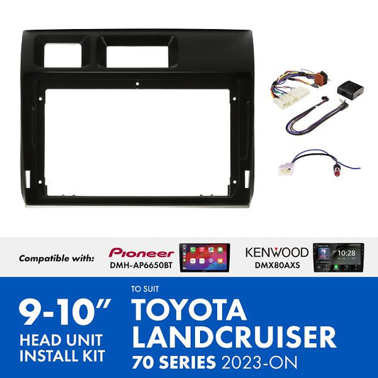 Aerpro - AKTO35 - 9 INCH INSTALL KIT TO SUIT TOYOTA LANDCRUISER 70 SERIES 2023-ON
