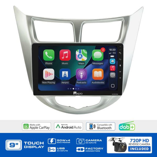 Aerpro - AMDHY23 - 9" Multimedia receiver to suit Hyundai accent 2016-2020