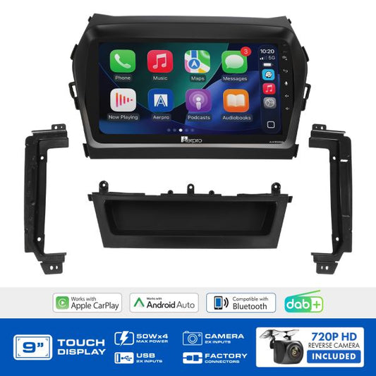 Aerpro - AMDHY25 - 9" Multimedia receiver to suit Hyundai santa fe 2013-2018