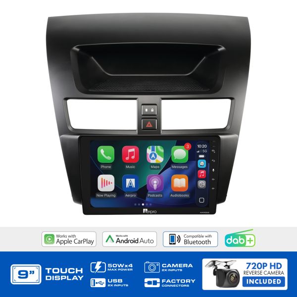 Aerpro - AMDMZ1 - 9" MULTIMEDIA RECEIVER TO SUIT MAZDA BT-50 2012-2018
