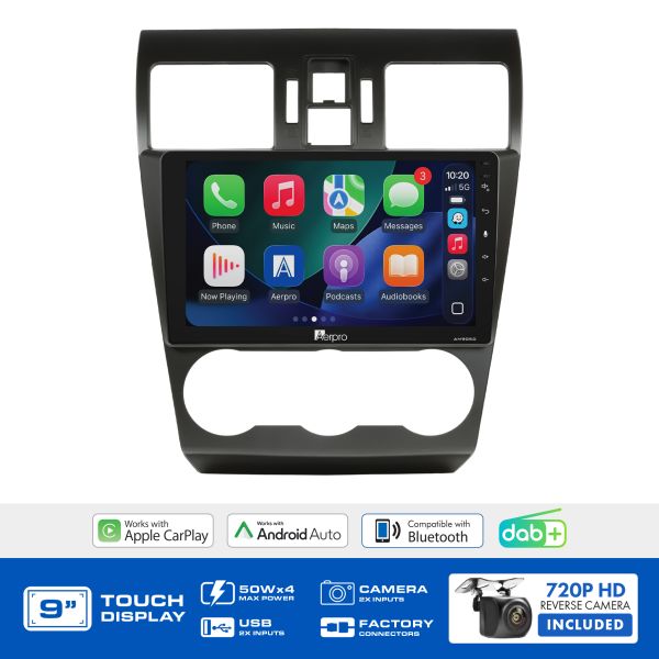 Aerpro - AMDSU13 - 9" MULTIMEDIA RECEIVER TO SUIT SUBARU WRX (2014-2015) - WITH NAVIGATION