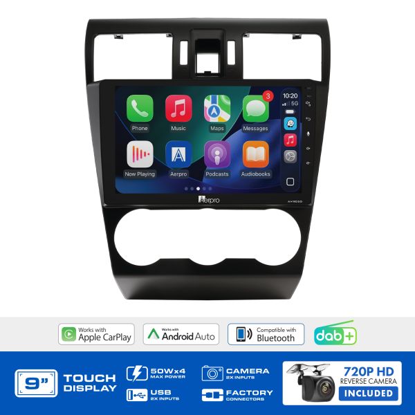 Aerpro - AMDSU1 - 9" MULTIMEDIA RECEIVER TO SUIT SUBARU FORESTER 2013-2014 , IMPREZA 2012-2014 & XV 2012-2015 - MODELS WITHOUT FACTORY 6.1" TOUCHSCREEN