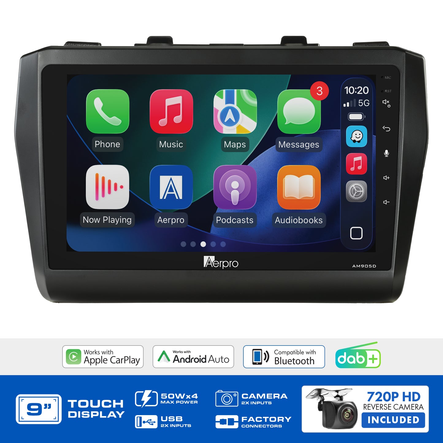Aerpro - AMDSZ6 - 9" MULTIMEDIA RECEIVER TO SUIT SUZUKI SWIFT 2017-ON