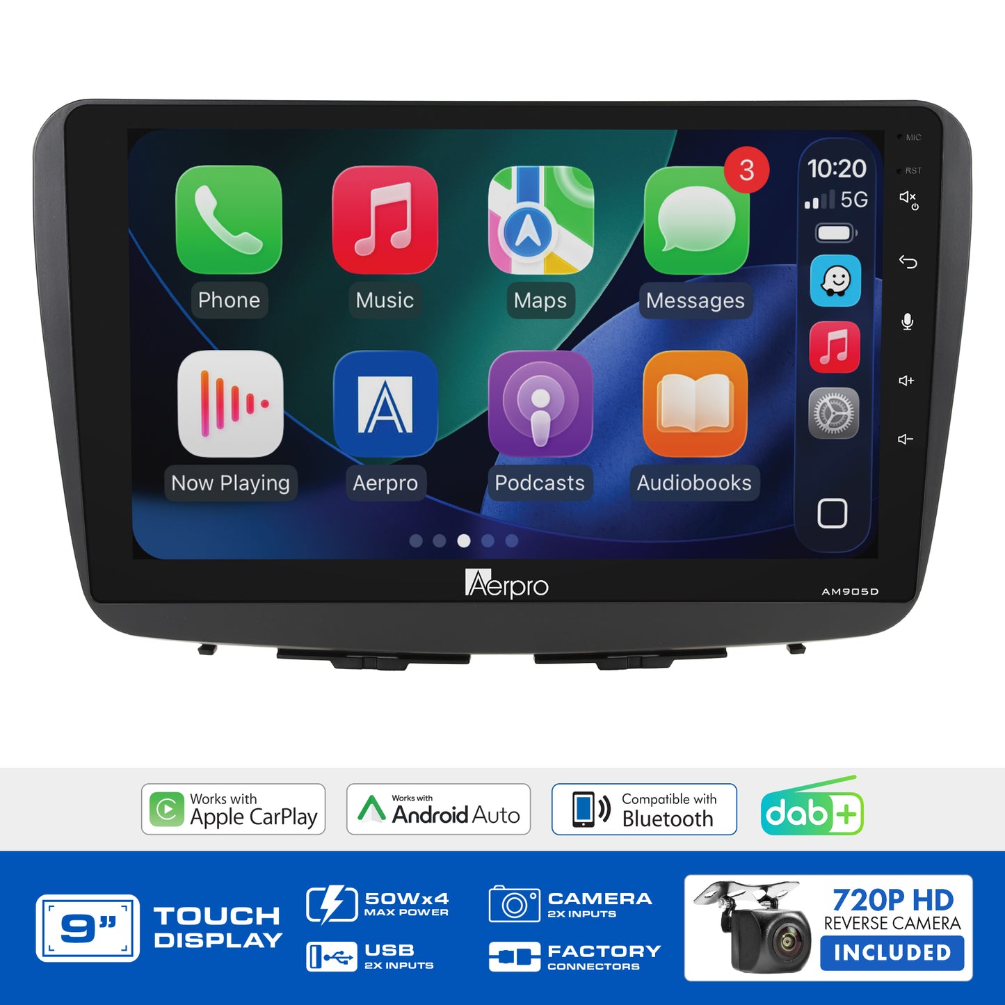 Aerpro - AMDSZ8 - 9" MULTIMEDIA RECEIVER TO SUIT SUZUKI BALENO 2016-2022