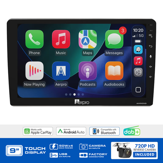 Aerpro - AMDVW12 - 9" MULTIMEDIA RECEIVER TO SUIT VOLKSWAGEN VARIOUS MODELS 2006-2015