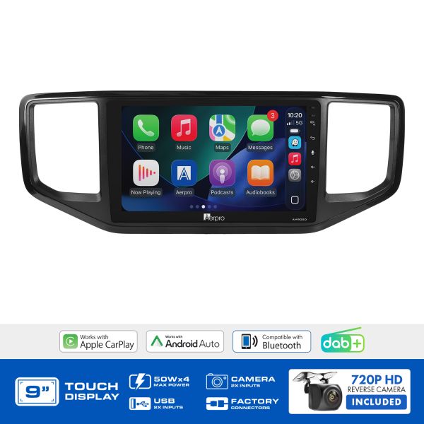Aerpro - AMDVW8 - 9" MULTIMEDIA RECEIVER TO SUIT VOLKSWAGEN AMAROK 2016-2019