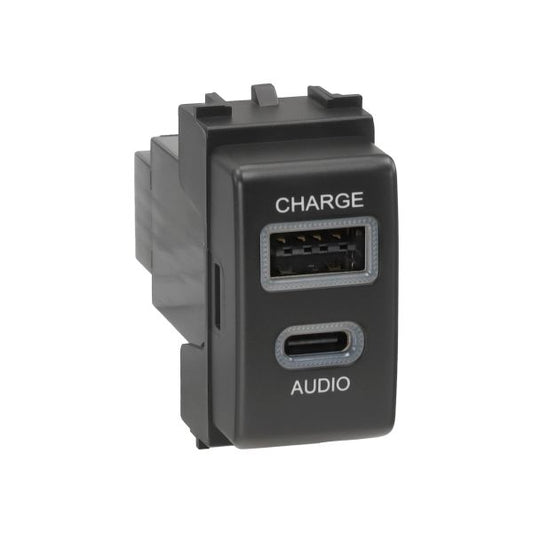 Aerpro - APUSBNS4 - USB-c passthrough and USB charge socket to suit Nissan 21mm x 36mm