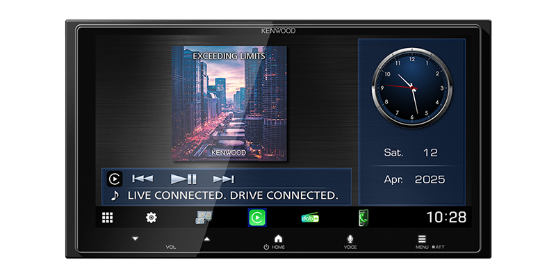 Kenwood - DMX7525DABS - 6.92 Inch Touchscreen Wireless Android Auto / Apple CarPlay / DAB+