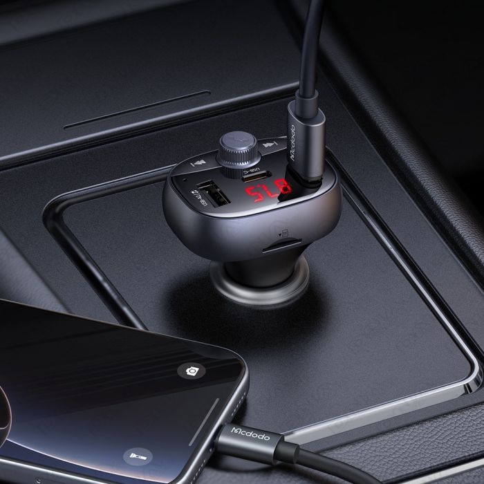 Mcdodo - MCC5950 - FM Transmitter With 72W QC & PD Fast Car Charger