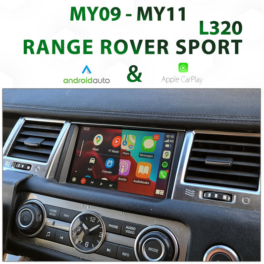 Naviplus - Range Rover Sport - [2009 MY10 to 2012] L320 Range Rover Sport with seamless Apple CarPlay and Android Auto integration