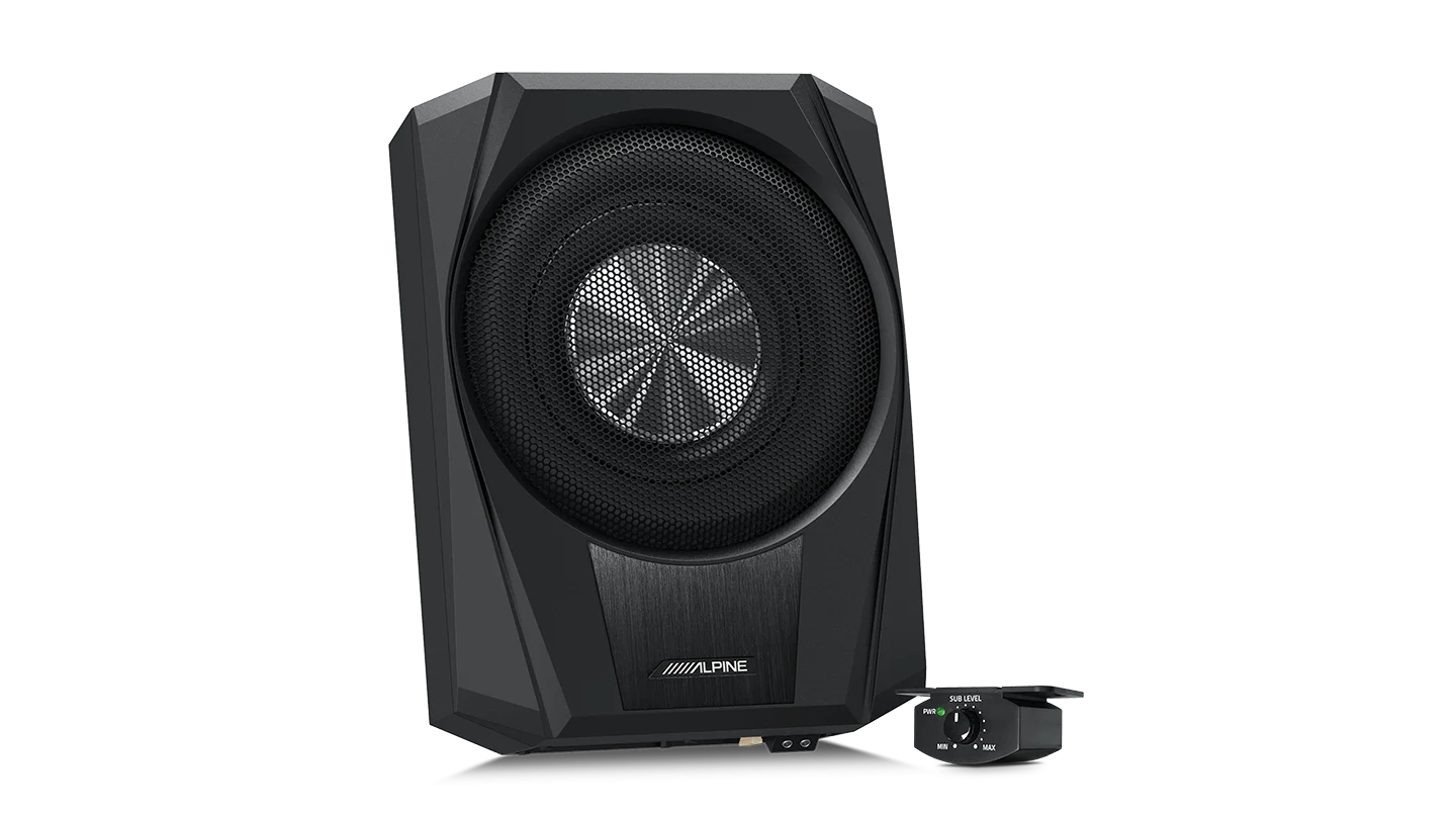 Alpine - PWE-R810 - 8″ Slim Profile Powered Subwoofer