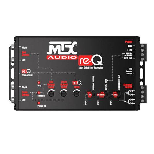 MTX - Re-Q - MTX Premium Hi-Low Speaker Level to RCA Converter re-Q
