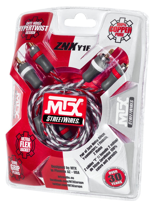 MTX - ZNXY1F - StreetWires ZNXY1F (1 Female - 2 Male) RCA cable