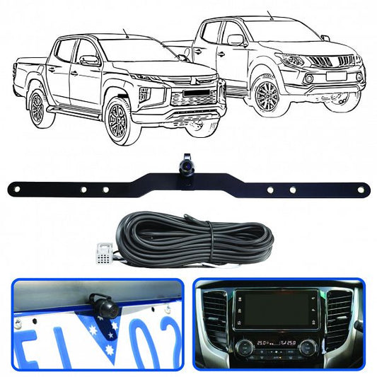 Aerpro - APVMT12C - Vehicle specific reverse camera kit to suit Mitsubishi triton 2016-2020