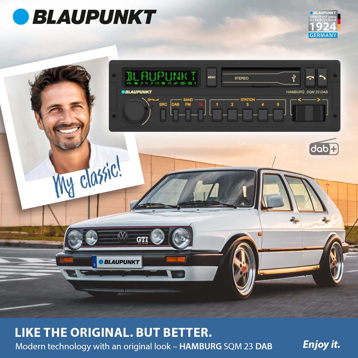 Blaupunkt - Hamburg SQM23 DAB Bluetooth USB Car Radio