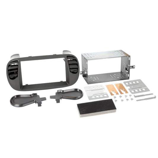 Aerpro  - FP8266 - FIAT 500 2008 - 2015 Double DIN Fascia - Black