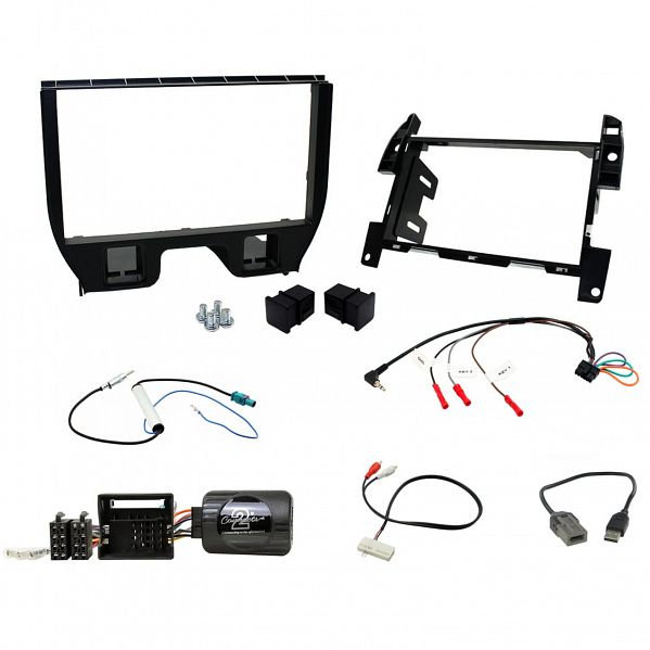 Aerpro - FP8362KC - Double din black install kit to suit citroen - c3 without parking sensor audio