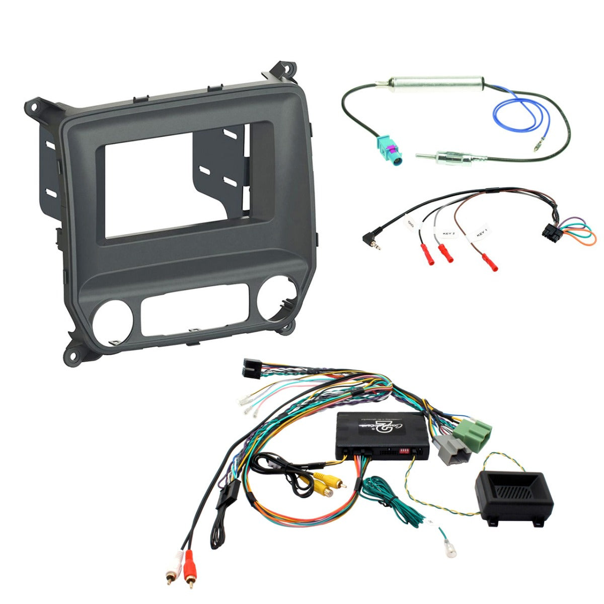 Aerpro - FP8416KC - INSTALLATION KIT FOR Chevrolet silverado ltz - mylink 8" black