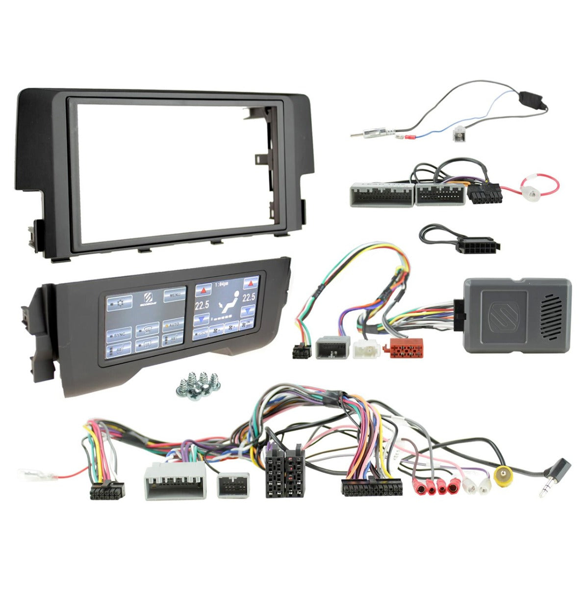 Aerpro - FP8422K - INSTALLATION KIT FOR HONDA CIVIC 2015 (MATTE BLACK)