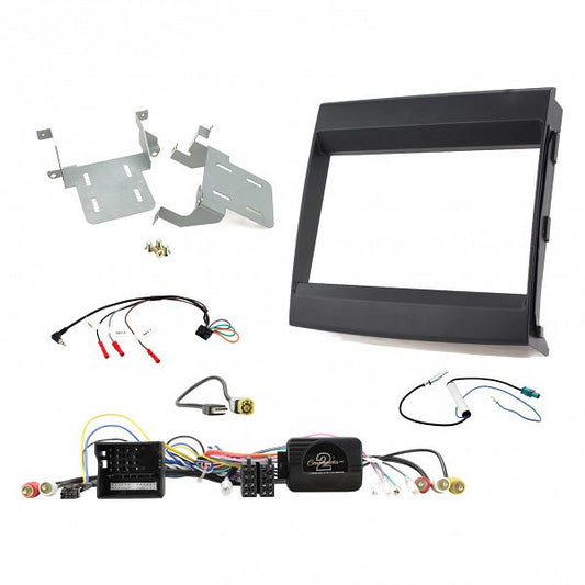 Aerpro - FP8509K - DOUBLE DIN INSTALL KIT TO SUIT PORSCHE CAYENNE – AMPLIFIED (MATTE BLACK)