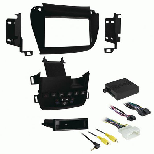 Aerpro - FP8533K - SINGLE / DOUBLE DIN MATTE BLACK INSTALL KIT TO SUIT DODGE & FIAT - VARIOUS MODELS