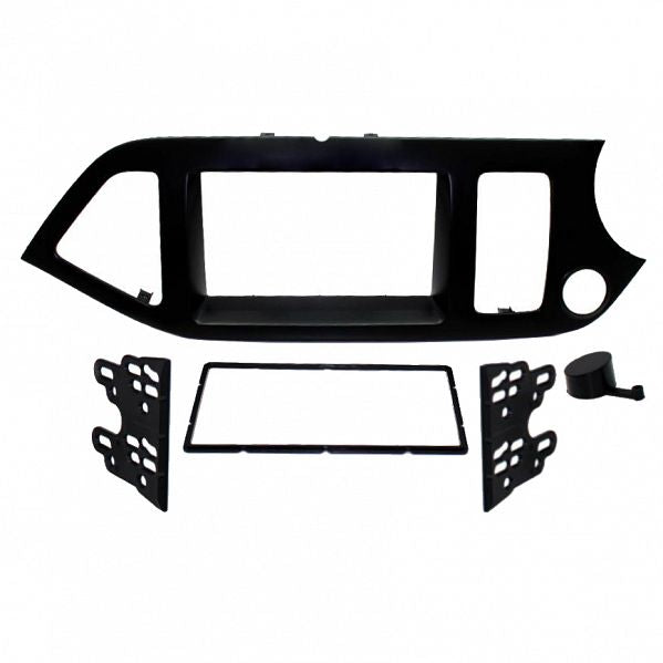 Aerpro - FP8552 - DOUBLE DIN BLACK FACIA KIT TO SUIT KIA - PICANTO